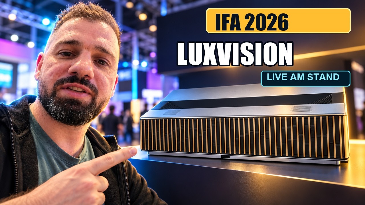 Vorschaubild: 🔥AWOL LuxVision live: Mein IFA-Rundgang | 4K/120 Hz & Lens Shift