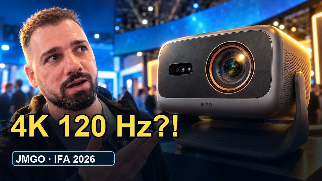 Vorschaubild: JMGO IRIS Ultra Max auf der IFA 2026: 4K/120 Hz & mein erster Eindruck