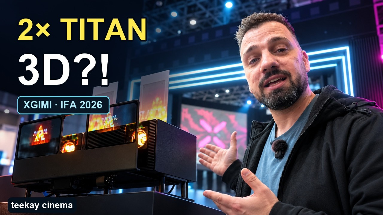 Vorschaubild: XGIMI auf der IFA 2026: Zwei TITAN für 3D?! AURA 3 Max & mein Fazit