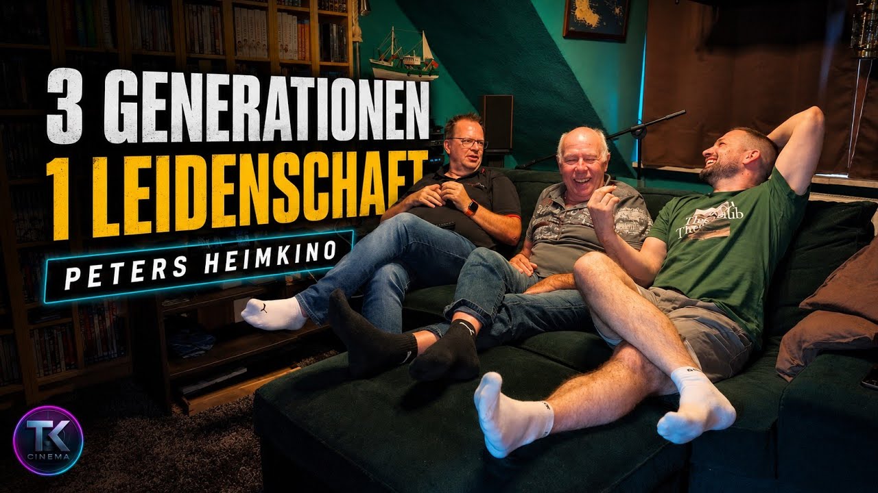 Peter, Holger und Tobi bei der Einmessung von Peters Heimkino